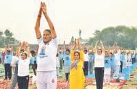 13000 people took yoga