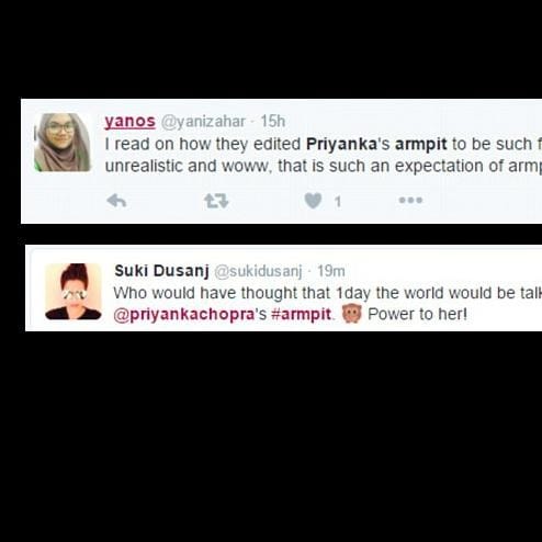 priyanka replies on armpit controversy