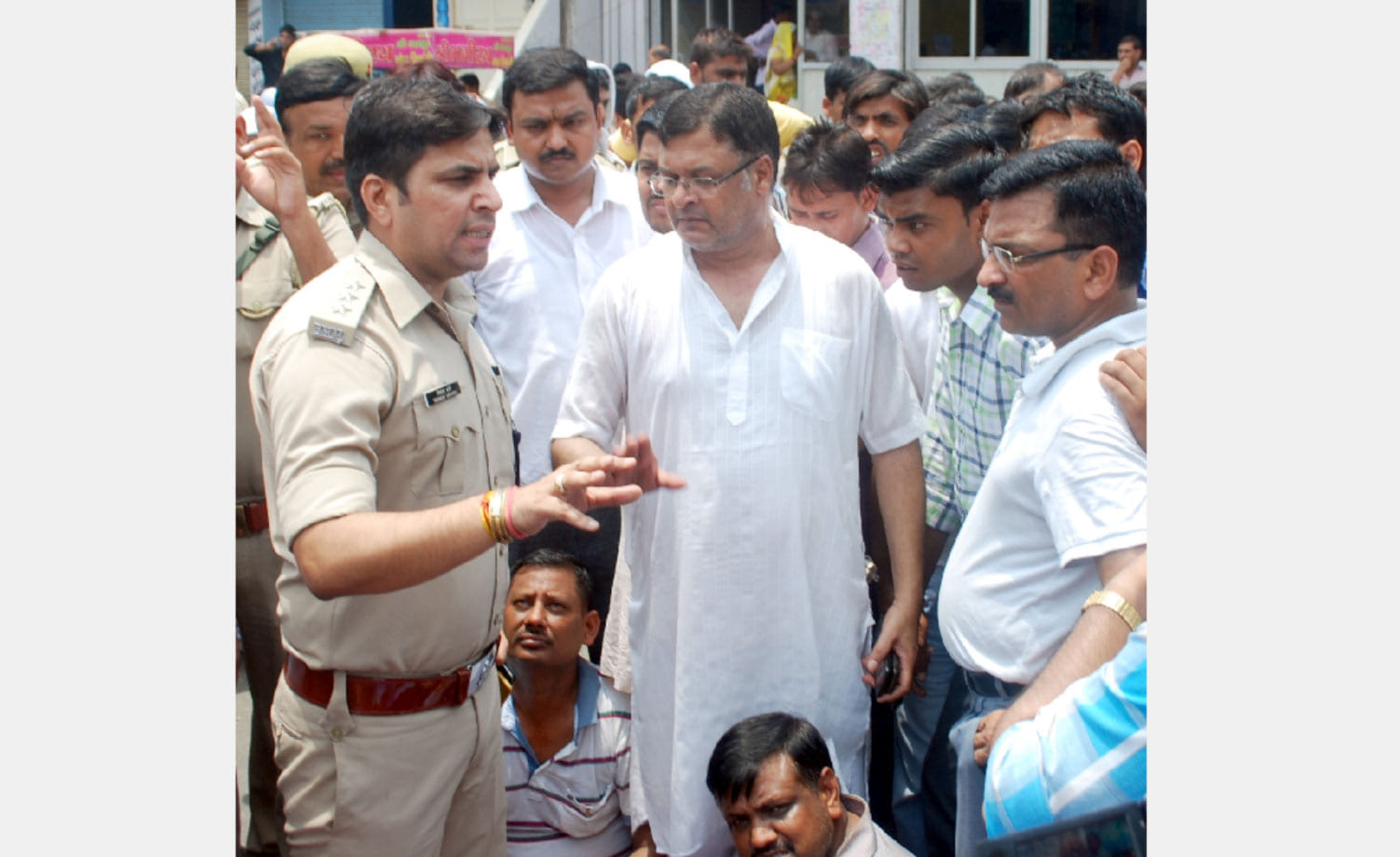 firing on the owner of medical store