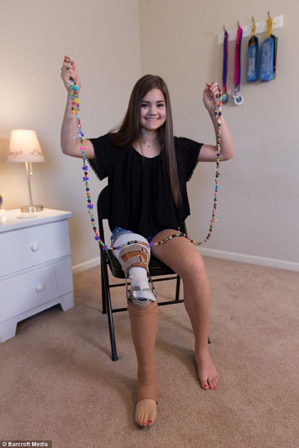 Schoolgirl who fought cancer and won