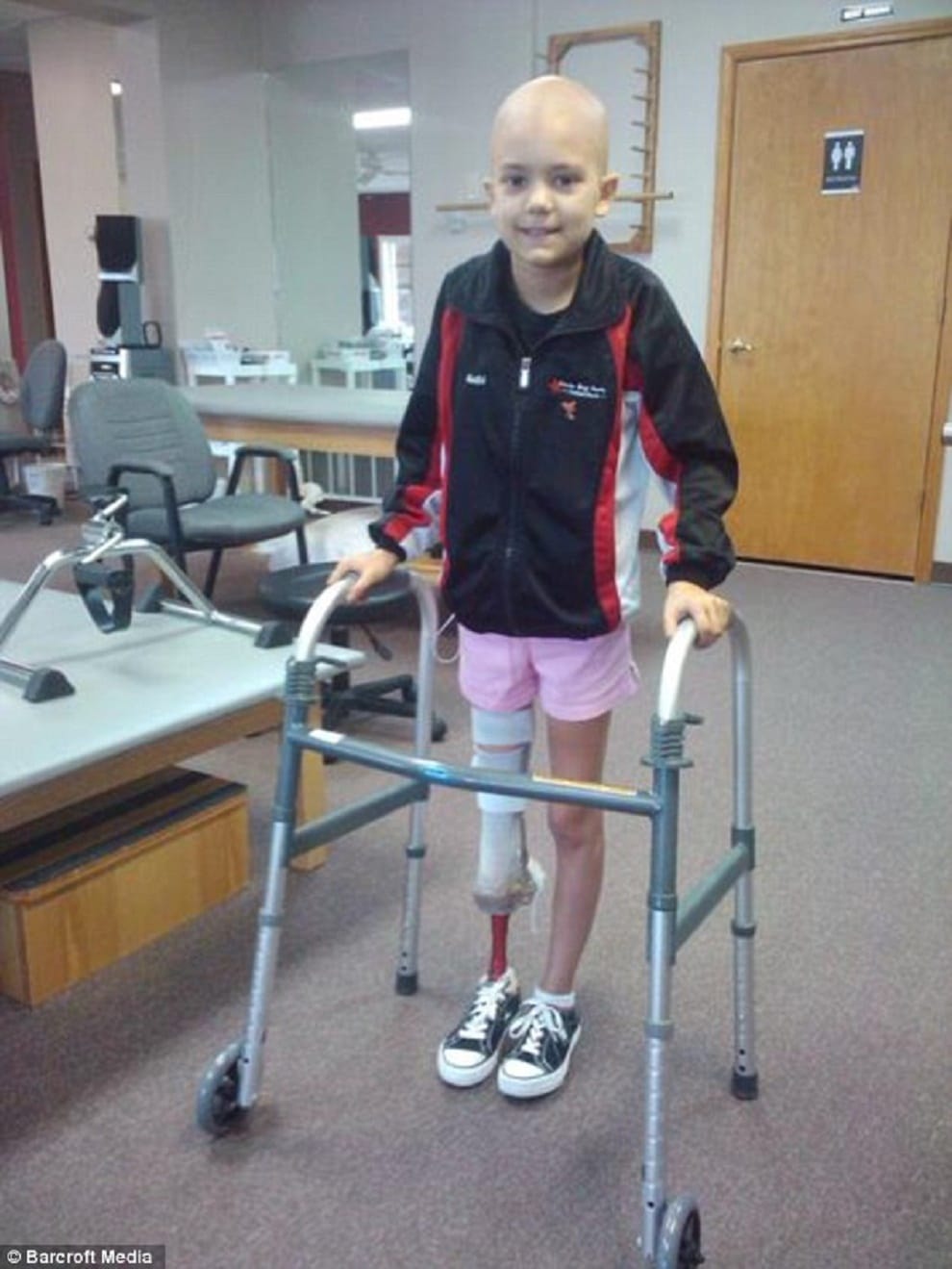 Schoolgirl who fought cancer and won