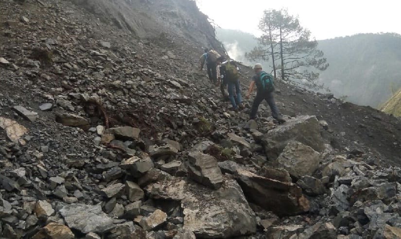 Landslide way off