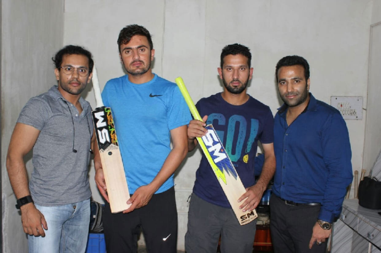 afghanistan players will play with the bats of meerut