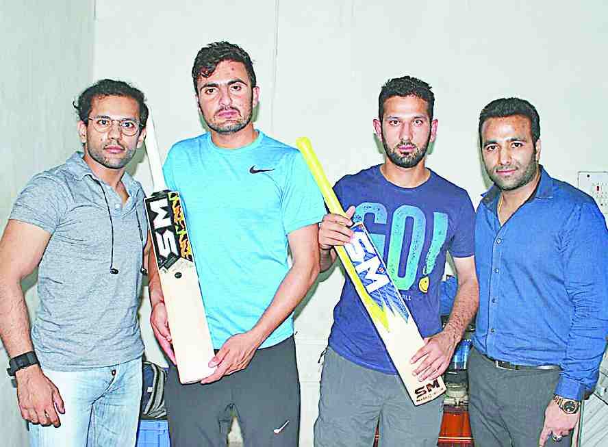 Afghan batsman bat shots will Meerut