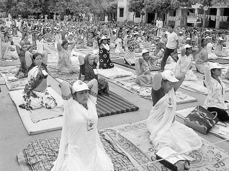 Happiness in life comes from regular yoga