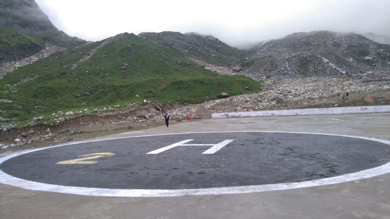 kedarghati animal suffers from helicopter
