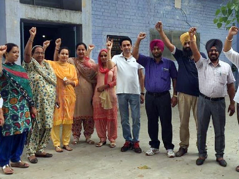 strike, tarn taran strike, ministrial worker stop working, tarn taran, amritsar