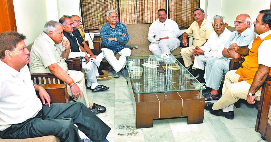 punjab bjp protest against emergency