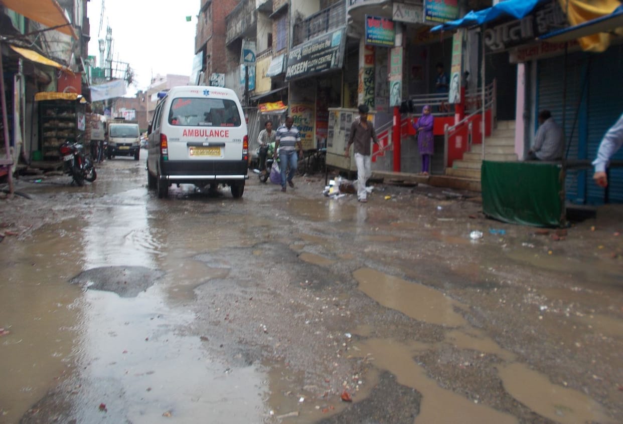 Relief from the rain, waterlogging and a spot of dirt