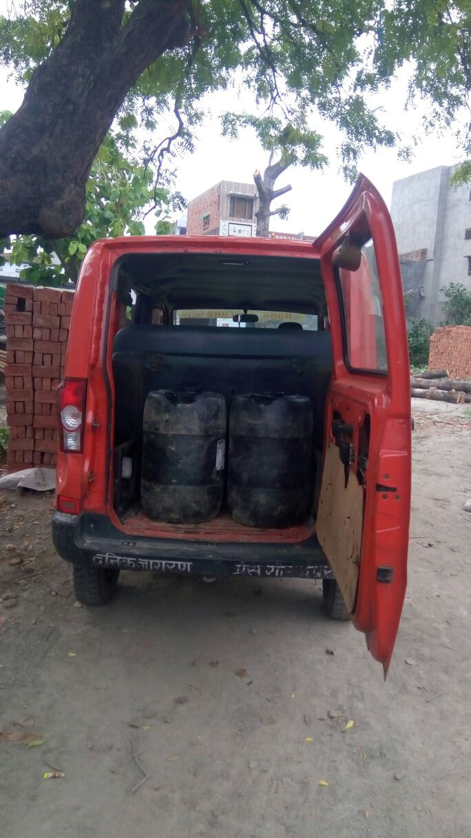 recovered 420 litre rectified sprit