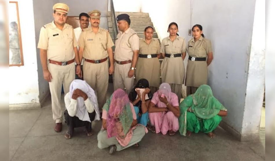 sex racket busted in bhiwani, including 4 womens 5 arrest