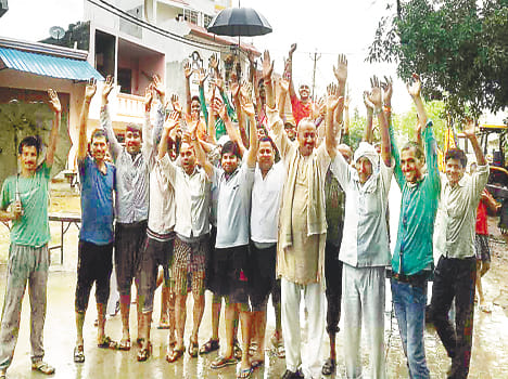 water logging in house, snake life people sleep