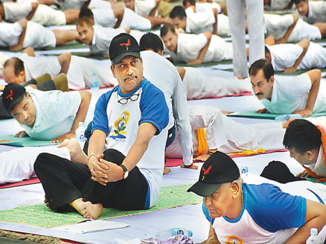 Yoga arose in the fray