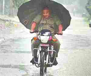 First monsoon rain brings respite from heat