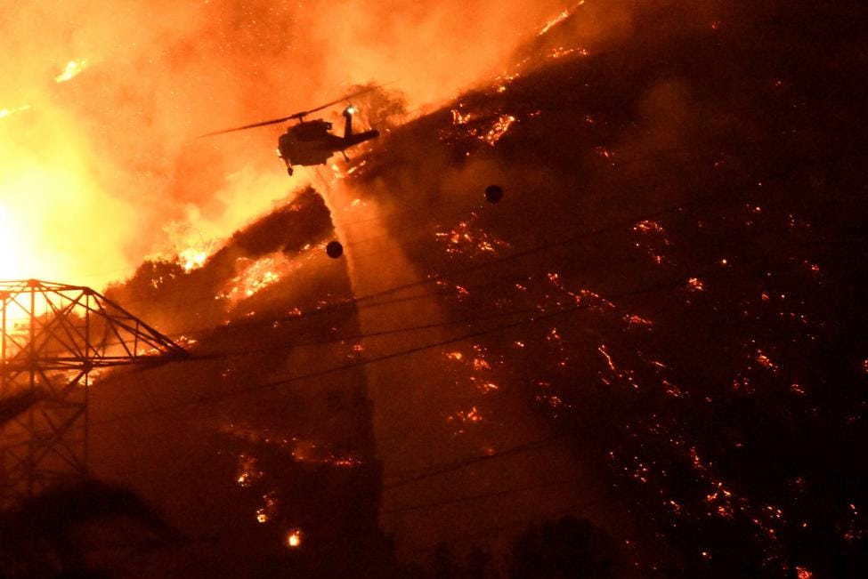 WILDFIRE IGNITES IN CALIFORNIA