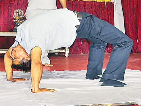 give attention in yoga, get good health