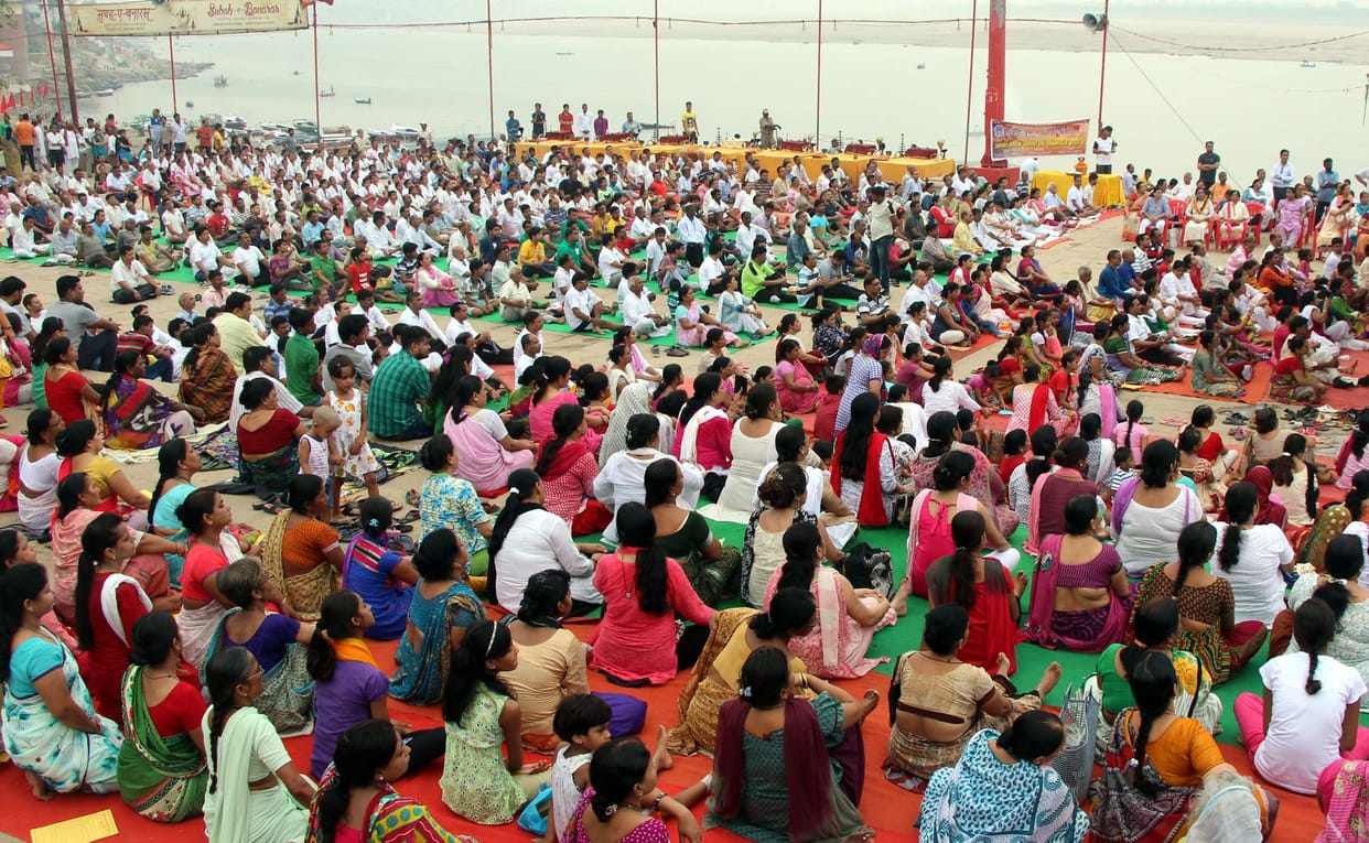 Yogmay the morning-e-Benaras