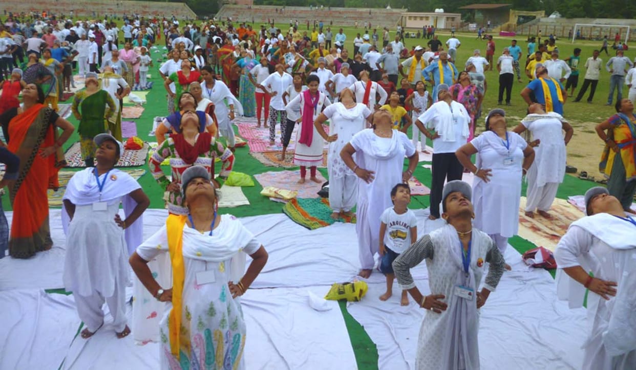 committed to be healthy trough yoga