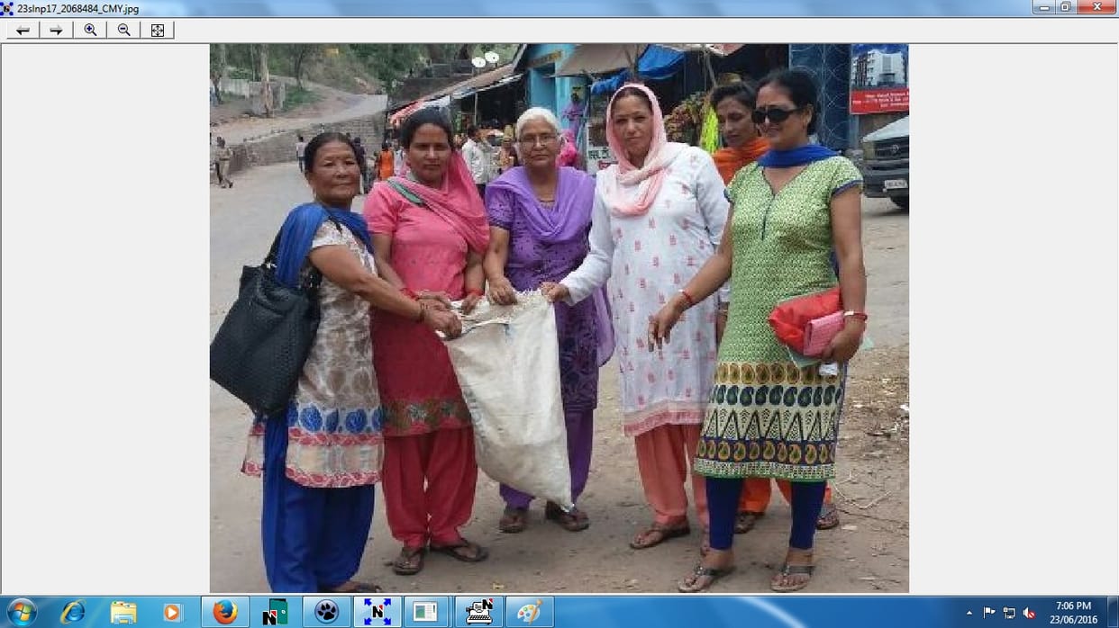 clean India mission  strat in solan