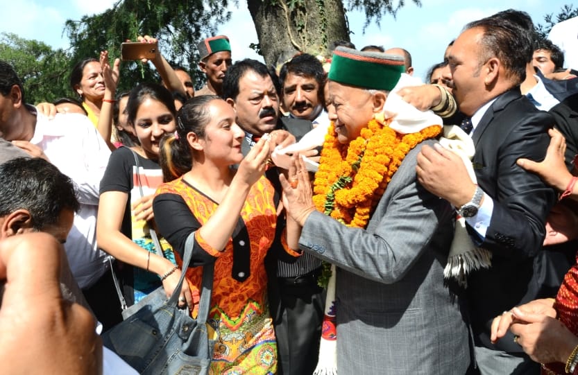  CM Virbhadra singh 82nd birthday celebration, live photos.