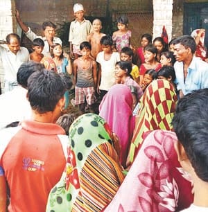 boy death in pond kausambi