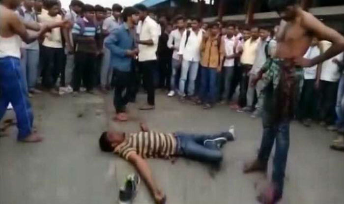 People just film a youth being stabbed at bus stand