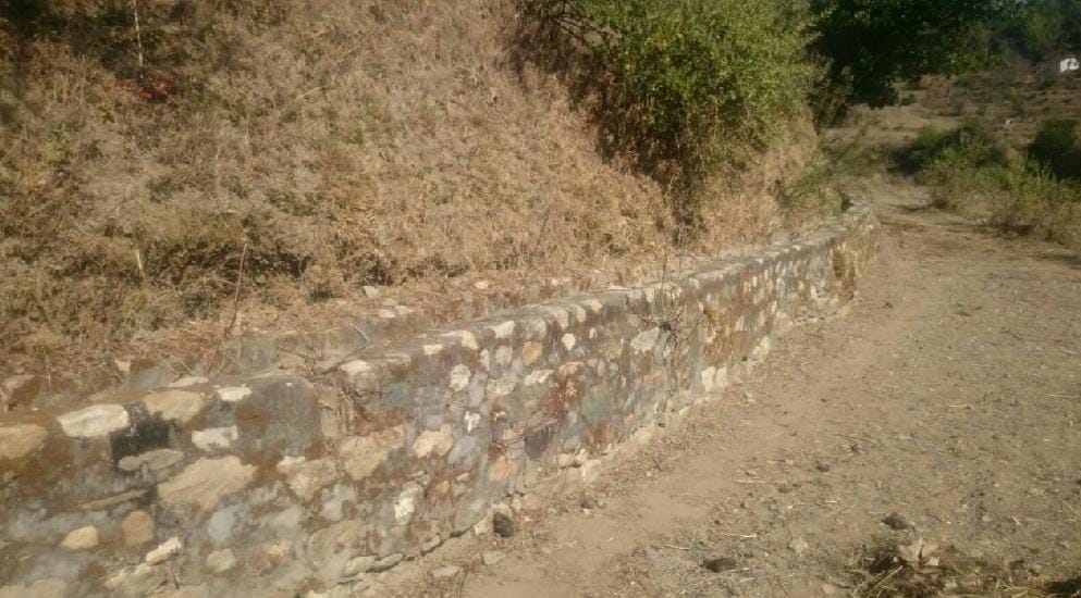 Disaster-damaged irrigation canals
