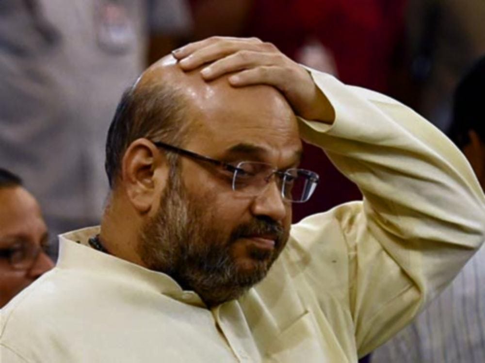 helicopter landing in badrinath dangerous, amit shah scared