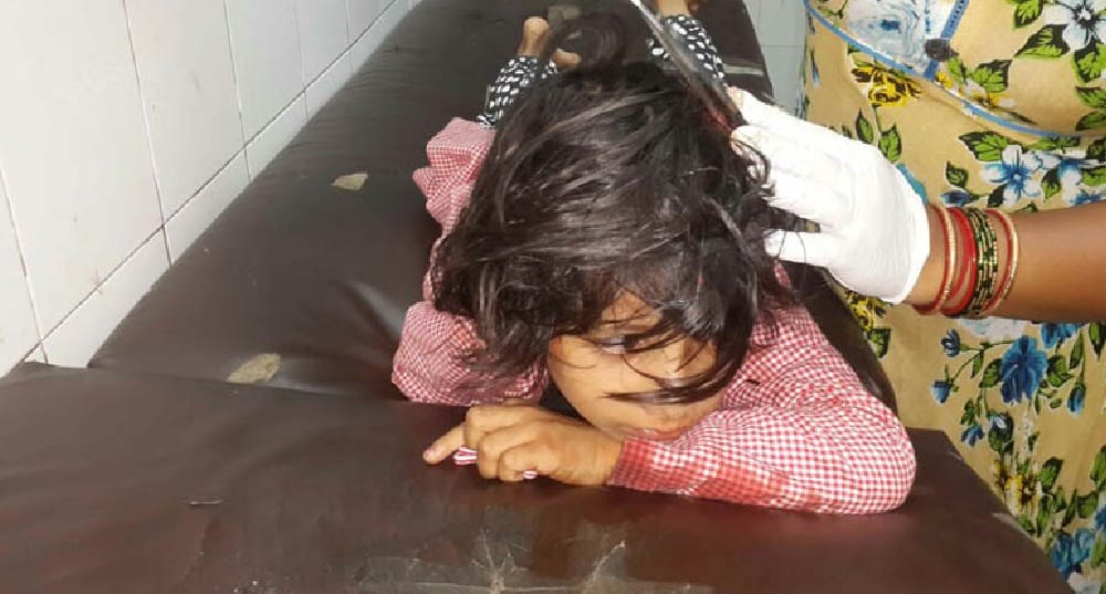 Leopard has been injured child