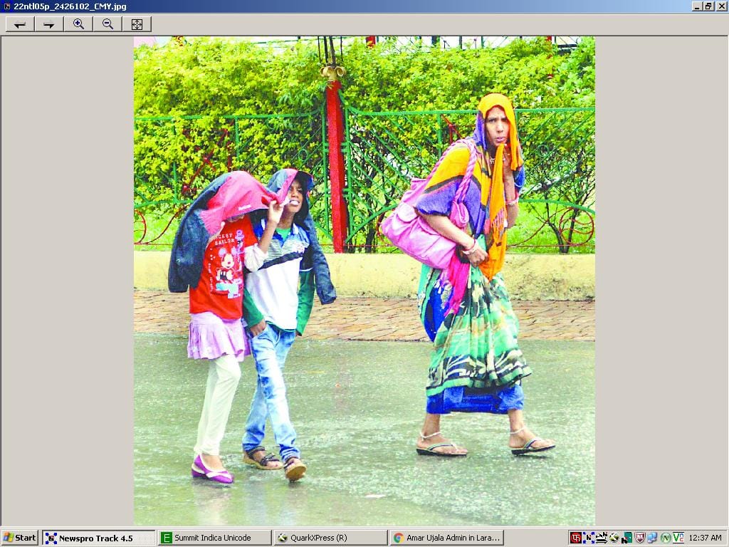 Jmajm rain for three hours resulted in Nainital