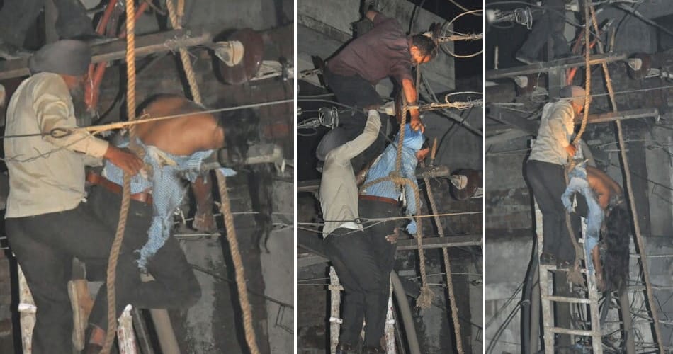 Young man died of electric shock