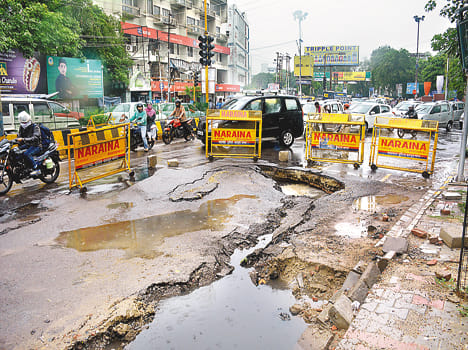 The first is the city suffering from heavy rains