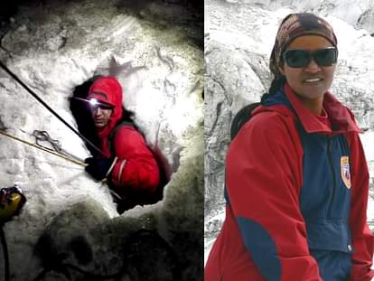 Rescued! Jawans save young woman climber 