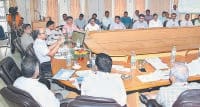meeting, princple secretary, officers, toilet, open, ban