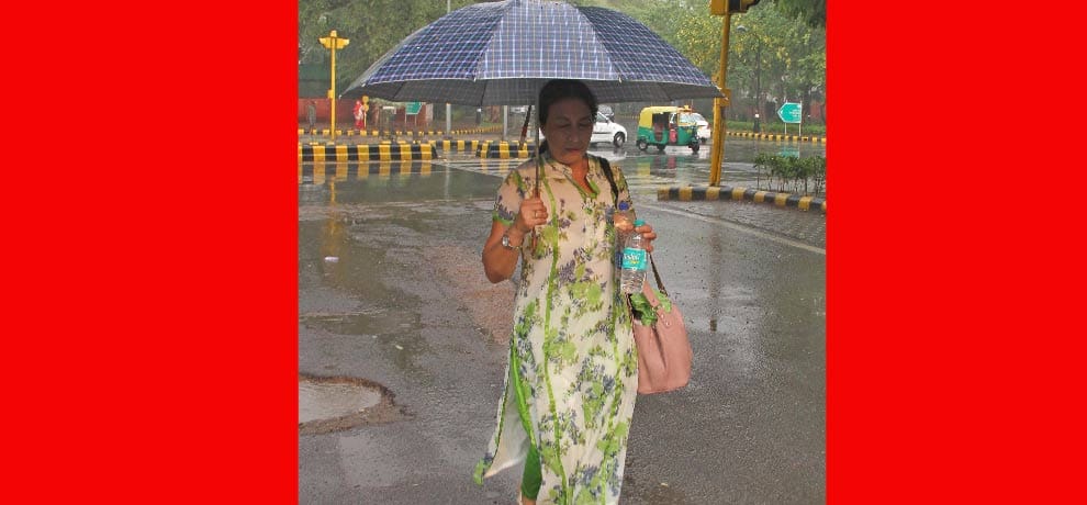 rain in delhi on wednesday