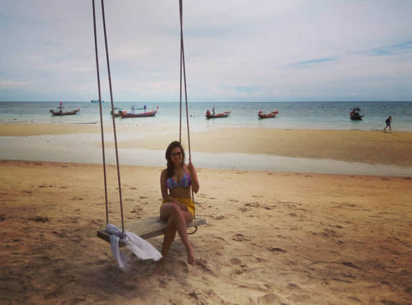 Rochelle Rao enjoying holidays in thailand