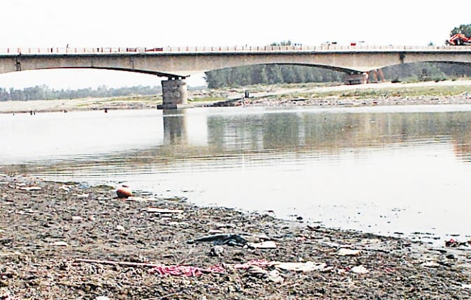 water level down in yamuna