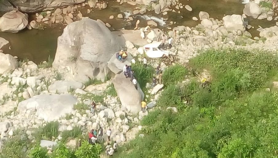 utility fell into trench