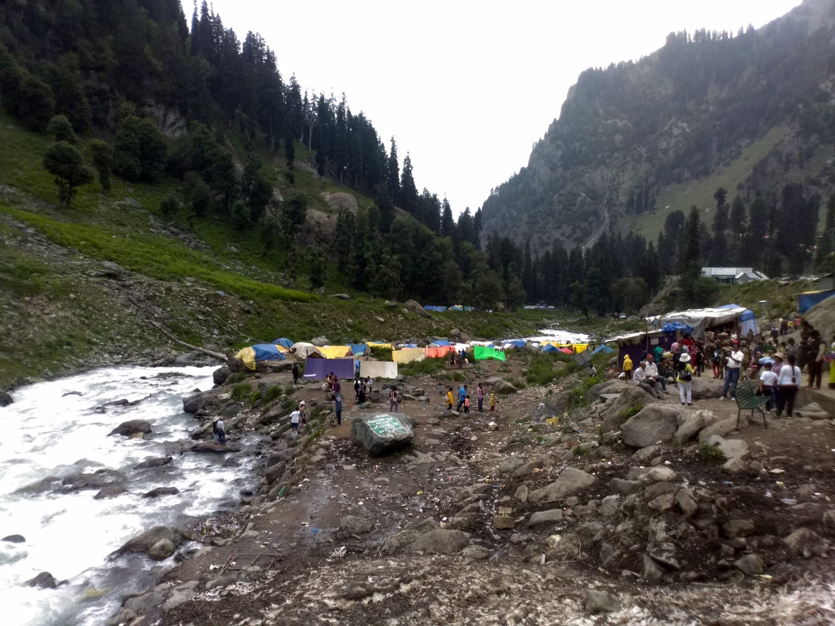 In the final stage of preparations for Amarnath Yatra
