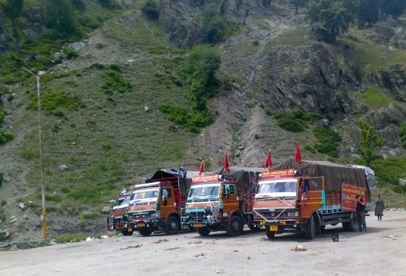 In the final stage of preparations for Amarnath Yatra