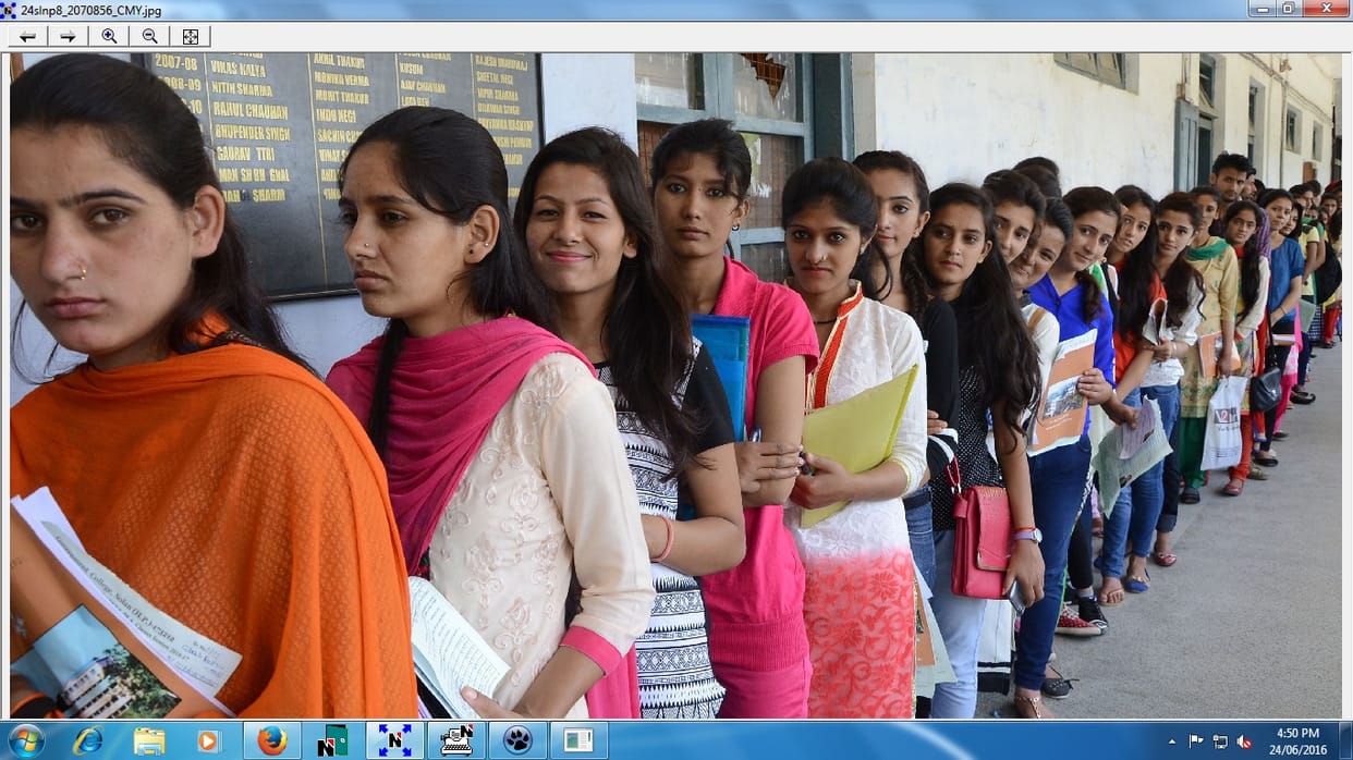 35 Hundered prospectus  sold in solan collage