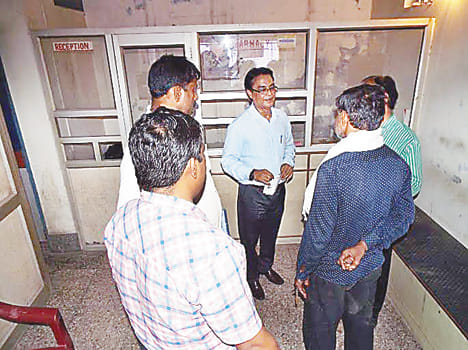 in homeopathic hosp. narcotics recovered
