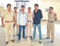 docter kuldeep gang, two arrest, police, mahendragarh