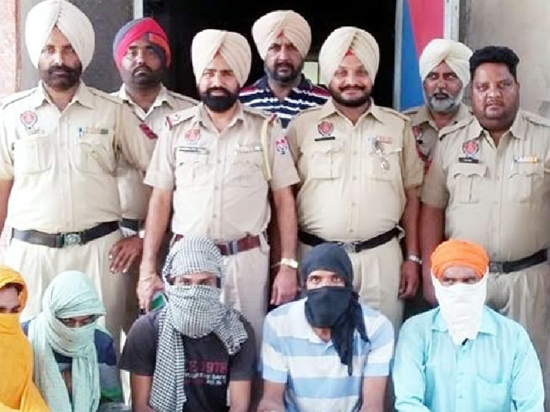 gang arrest, tarn taran gang arrest, five member of gang arrest, tarn taran, amritsar
