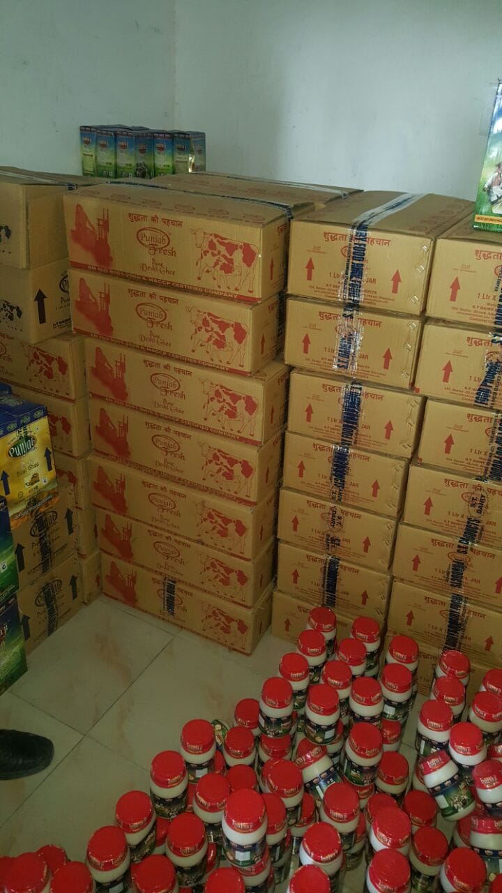 Raid, raid in hisar, factory of ghee, crime news, Hisar