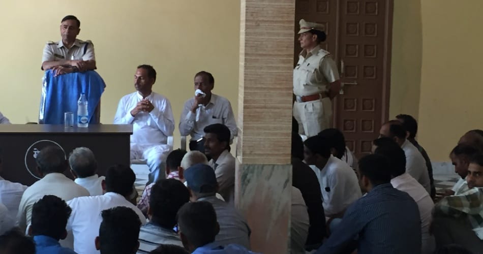 bhuna, sp in bhuna, wine, villagers protest, fatehabad