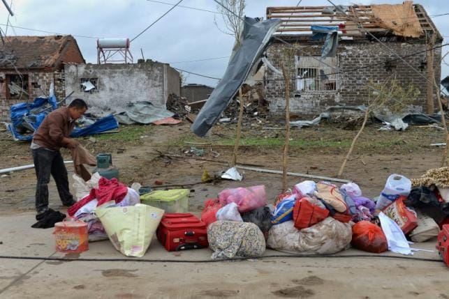 Savage storm pummels eastern China, killing 98