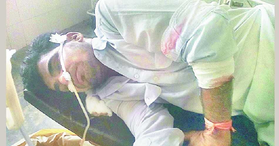 suicide attempt, poison drink, in hospital, Sirsa