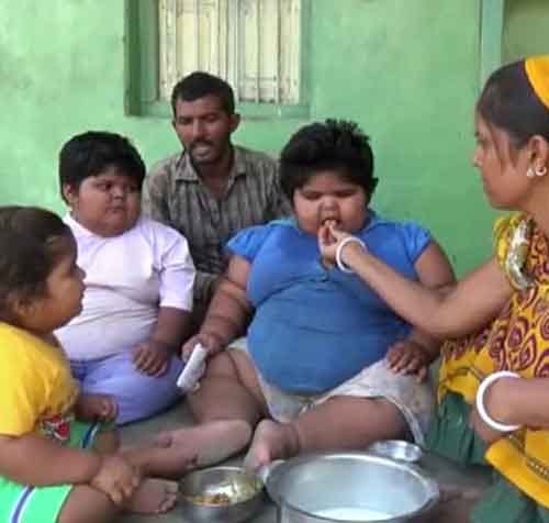 'Sumo kids' who underwent surgery to lose weight are piling on the pounds