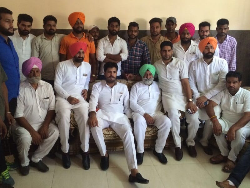 raja wading, election meeting in pathankot, wading in pathankot,  amritsar pathankot 